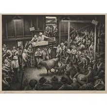 Jackson Lee Nesbitt, Auction Barn, 1989