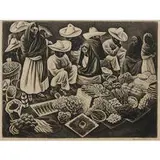 Howard Cook, Taxco Market, 1933
