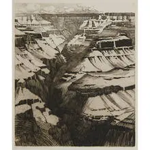 George Elbert Burr, Grand Canyon of the Colorado River, Arizona, 1924