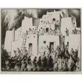 Gene Kloss, Corn Dancers Coming, 1975