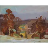 Karl Brandner, Autumn Townscape