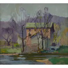 Karl Brandner, House by the River