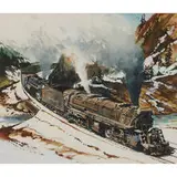 Mike Pearsall, Illustration for Rio Grande Steam Locomotives, 1983