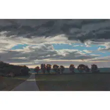 Country Road — Portage, 1988 by Howard Schroedter, sold Sep 2021