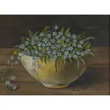 Still Life — Bowl of Flowers by Carducius Plantagenet Ream, sold Sep 2021