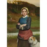 Charles Sillem Lidderdale, Waiting by the Stream, 1879