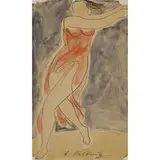 Abraham Walkowitz, Isadora Duncan in Red