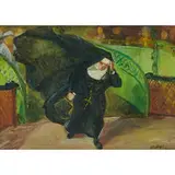 Cecil Bell, Flying Nun / Nun Boarding Ferry, 1962