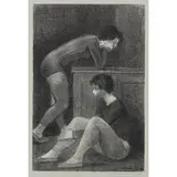 Raphael Soyer, Dancers, 1954