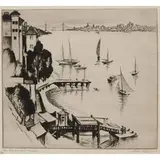 Gene Kloss, San Francisco from Belvedere, 1935