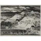 Adolf Dehn, Road to Port Au Prince, 1952