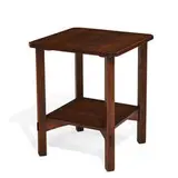 clip corner square table, #611 by Gustav Stickley, sold Sep 2021