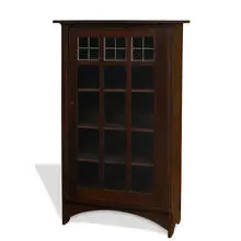 Gustav Stickley, single-door bookcase, #700