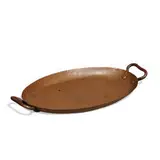 unusual small two-handled oval by Gustav Stickley, sold Sep 2021