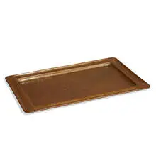rectangular tray by Gustav Stickley, sold Sep 2021
