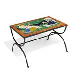 San José Pottery, La Paloma tableau tile-top table