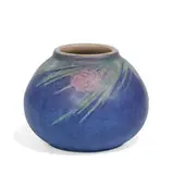 Henrietta Bailey for Newcomb College Pottery, carved and painted earthenware vase