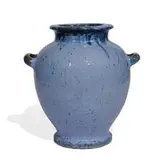 Fulper Pottery, large two-handled earthenware urn vase