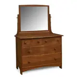 dresser with mirror, #93 by L. & J.G. Stickley, sold Sep 2021