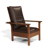 Morris chair, #830 by L. & J.G. Stickley, sold Sep 2021