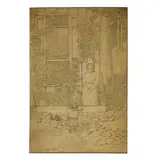 Edward Timothy Hurley, original etched printing plate