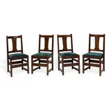 L. & J.G. Stickley, set of side chairs, four