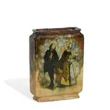 Charles Volkmar, rectangular pillow vase