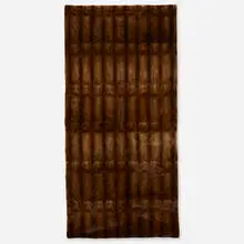 20th Century, mink throw, mink, leather, cashmere