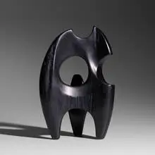 Untitled by Alexandre Noll, c. 1950, carved ebony, sold Jun 2019