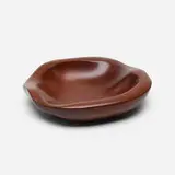 Alexandre Noll, bowl, c. 1950, carved walnut