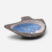 Péter Pierre Székely, vessel, c. 1960, glazed earthenware