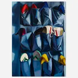 Lorraine Shemesh, Shoebag, 1987, oil on canvas