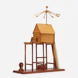 Roy Superior, The Oracle, 1983, cedar, walnut, tiger maple