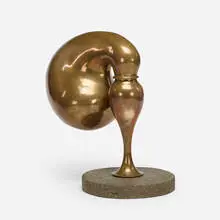 James Wenkle, Field Sculpture #18, c. 1966, brass, terazzo