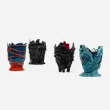 Gaetano Pesce, vases, set of four, c. 1995, 2006, 2007, resin