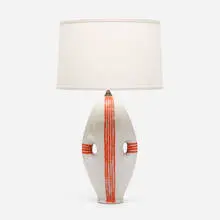 table lamp by Guido Gambone, c. 1955, glazed stoneware, sold Jun 2019