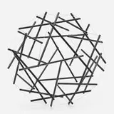 Buckminster Fuller, 30 Strut, 3 Frequency (3v) Geodesic Tensegrity Sculpture Dome