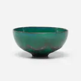 bowl by Gertrud and Otto Natzler, 1964, wheel-thrown and glazed earthenware, sold Jun 2019