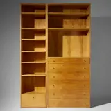 Isamu Noguchi, custom shelving units from Isamu Noguchi's East 69th Street Apartment, New York