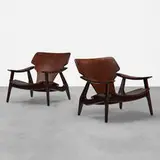 Sergio Rodrigues, Diz lounge chairs, pair