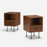 Greta Magnusson Grossman, nightstands, pair