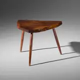 Wepman occasional table by George Nakashima, c. 1960, walnut, sold Jun 2019