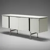 Alexander Girard, Prototype cabinet, c. 1965, laminate, cast aluminum