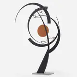 Jerome Kirk, Untitled (kinetic sculpture), c. 1970, enameled aluminum, aluminum, steel