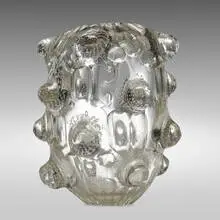 Monumental A Mugnoni vase by Ercole Barovier, 1938, internally decorated glass, sold Jun 2019