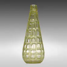 Argo vase by Ercole Barovier, 1959, glass with overlapping canes, sold Jun 2019