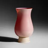 Tomaso Buzzi, Rare Laguna vase with foot, model 3580, 1932-33, laguna and lattimo glass with gold leaf