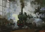Sergei Menyayev, Untitled, oil on canvas 29.5 x 39.5cm