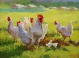 Sergei Menyayev, Untitled, oil on canvas 30 x 40cm