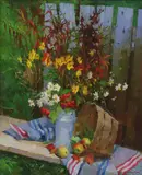 Sergei Menyayev, Untitled, oil on canvas 60 x 50cm